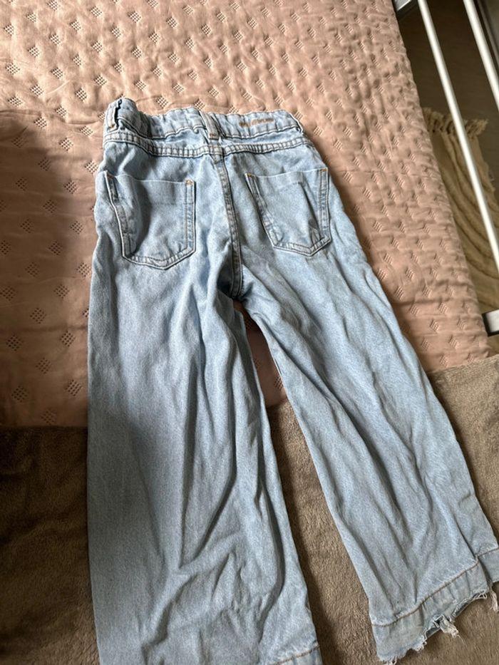 Pantalon jeans jambe large 122 cl mango - photo numéro 5