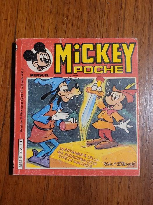 5 Mickey poche - Disney - vintage 1982 - photo numéro 3