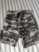 Short motif militaire 6ans