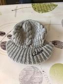 Bonnet casquette visière gris marque Chillouts 5/8 ans