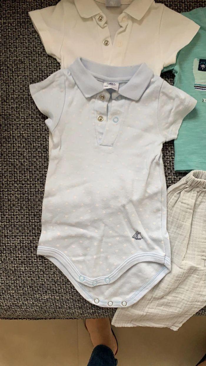 Lot vêtements bébé garçon, 3 mois. En très bon état: Bonton, petit bateau, IKKS - photo numéro 2