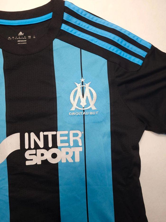 Maillot Olympique de Marseille Adidas saison 2015/2016 taille 13-14 ans en excellent état - photo numéro 4