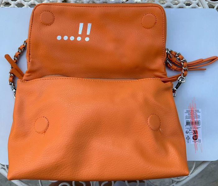 Sac bandoulière orange, Desigual - photo numéro 6