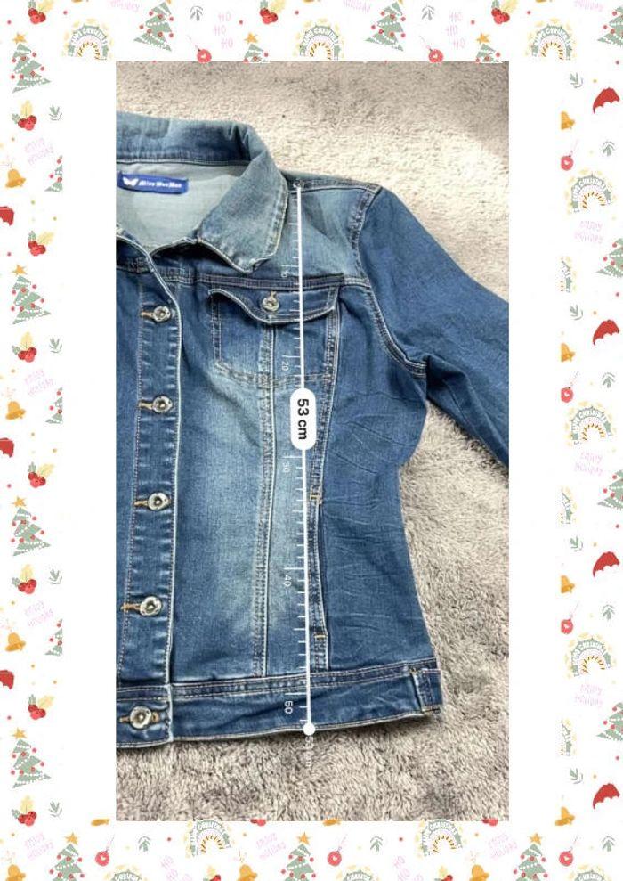 👕 Veste en Jeans vintage y2k Bleu Taille XXL 👕 - photo numéro 3