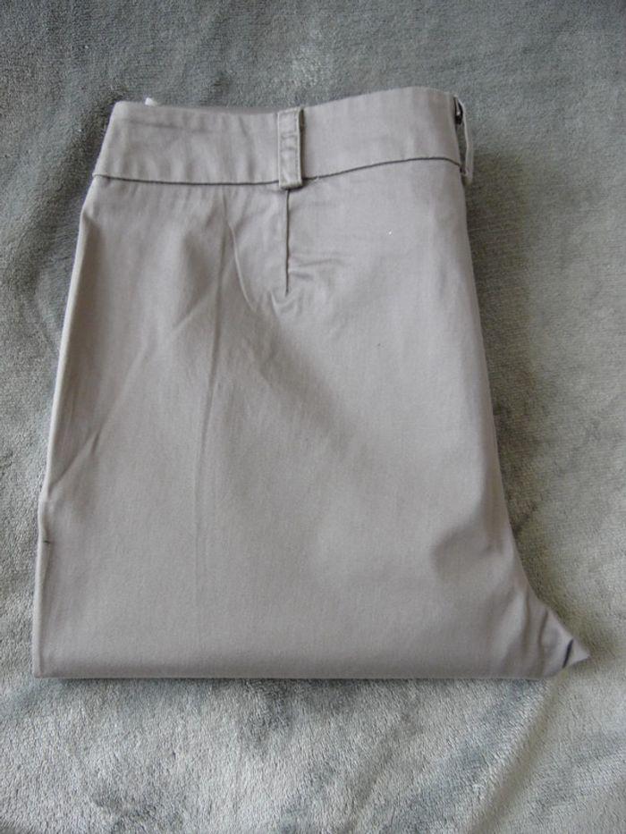 Beau pantalon beige, taille 40 - photo numéro 7