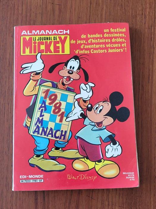 Le journal de Mickey Almanach 1981 - vintage - photo numéro 2