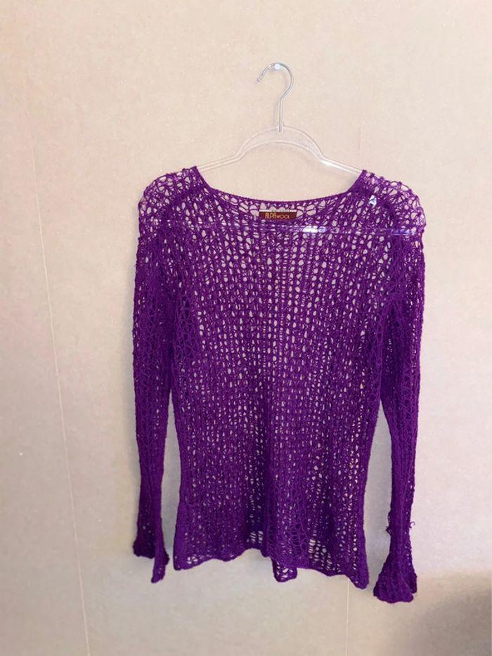 Vintage purple top - photo numéro 3