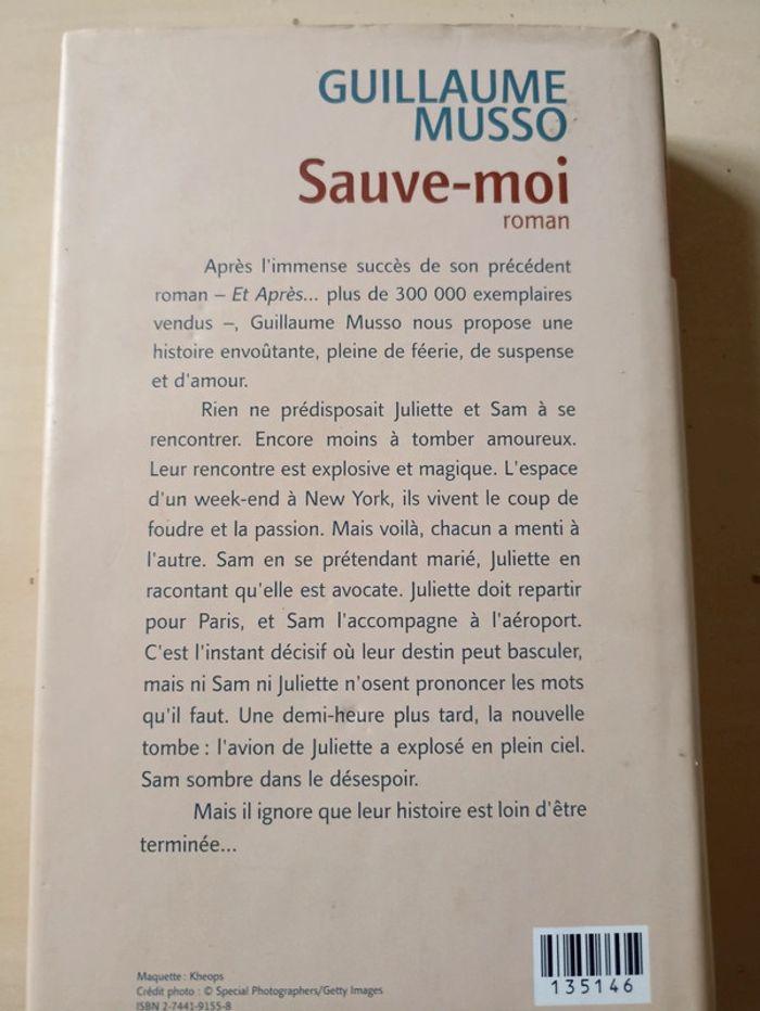 Sauve-moi / Guillaume Musso - photo numéro 2