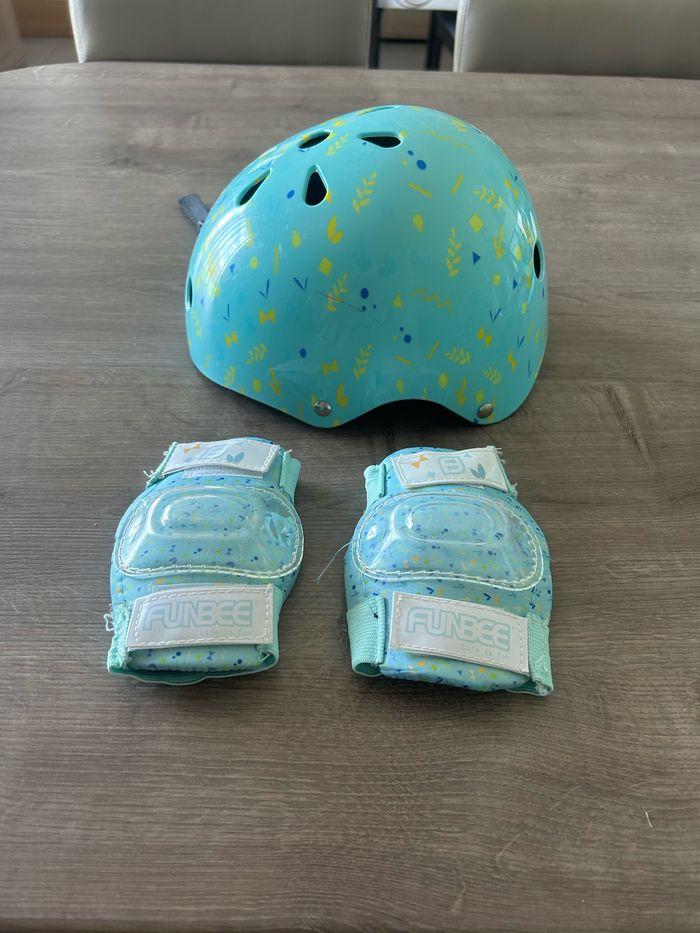 Casque vélo + protection - photo numéro 1