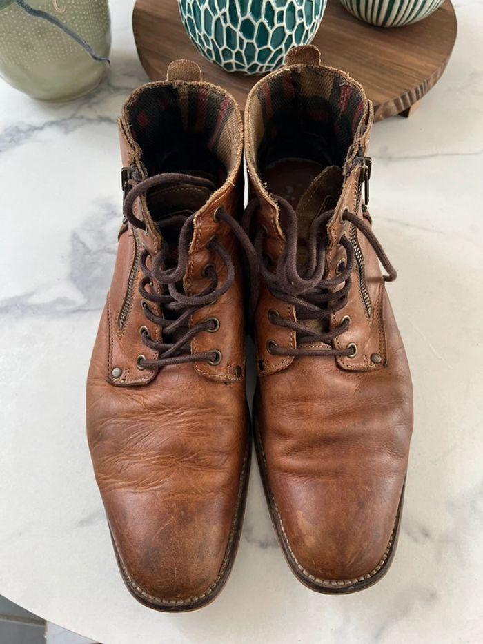 Bottines homme cuir - photo numéro 4