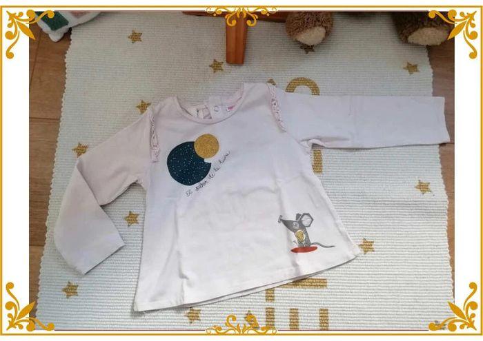 T shirt manches longues Zara 9-12 mois - photo numéro 2