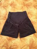 Short grossesse en velours, vertbaudet, T.36