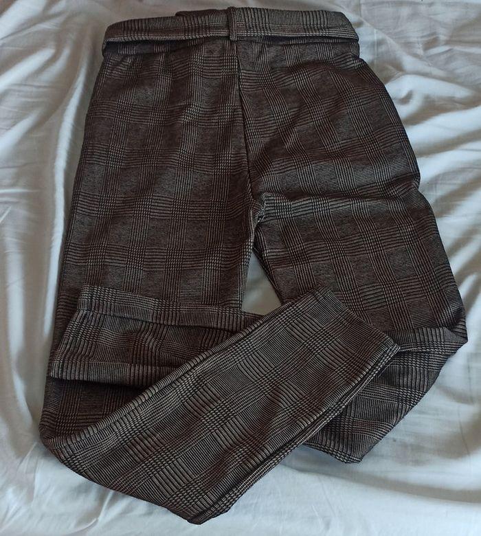 Pantalon marron à carreau M - photo numéro 4