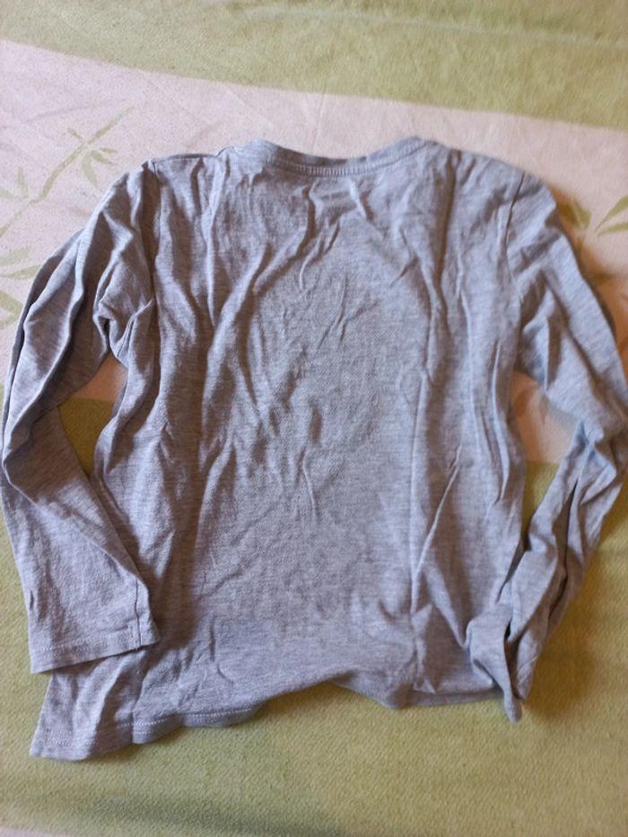 Tee-shirt gris imprimé 10 ans - photo numéro 3