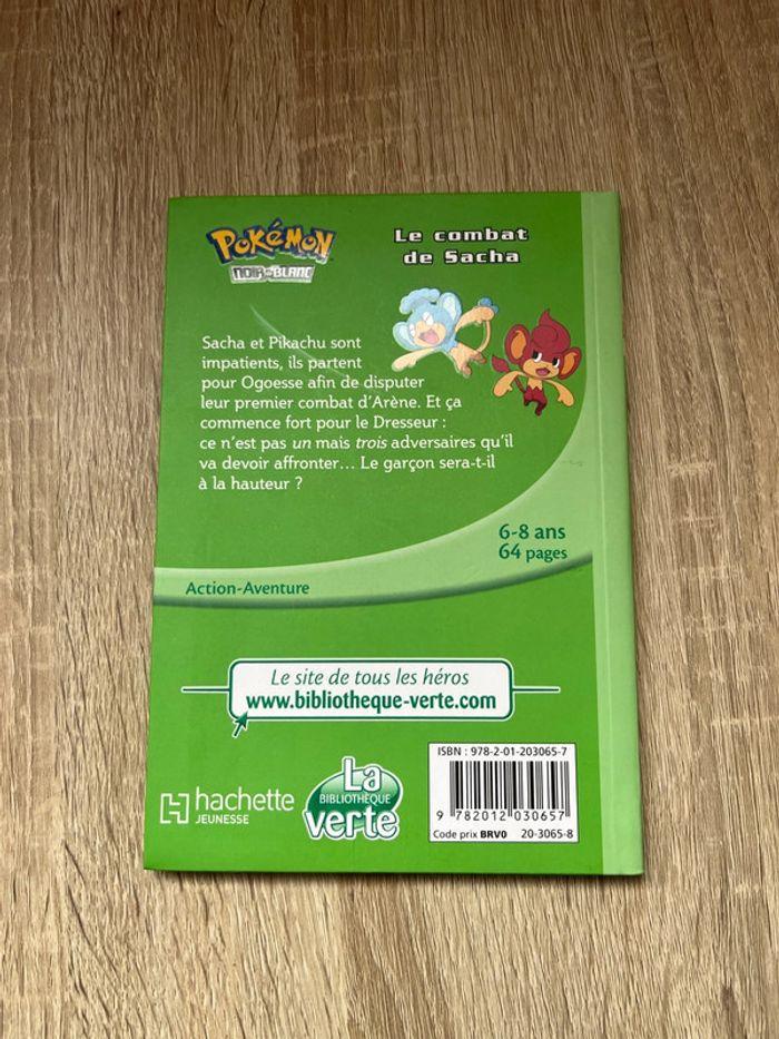 Livre Pokémon le combat de Sacha - photo numéro 2