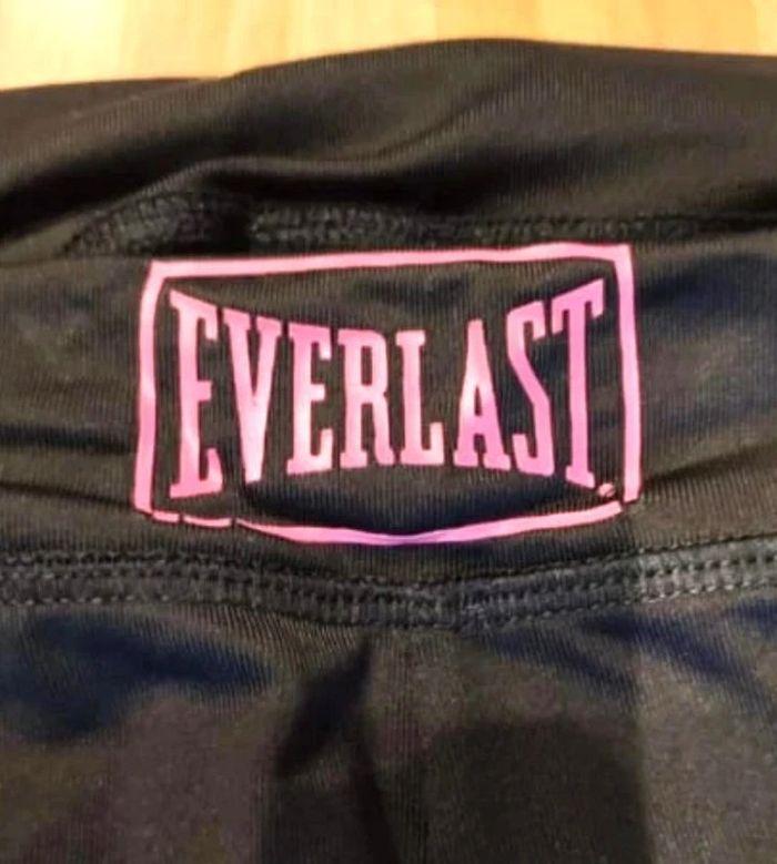 Jogging polyester droit noir/rose, Everlast t.m - photo numéro 2