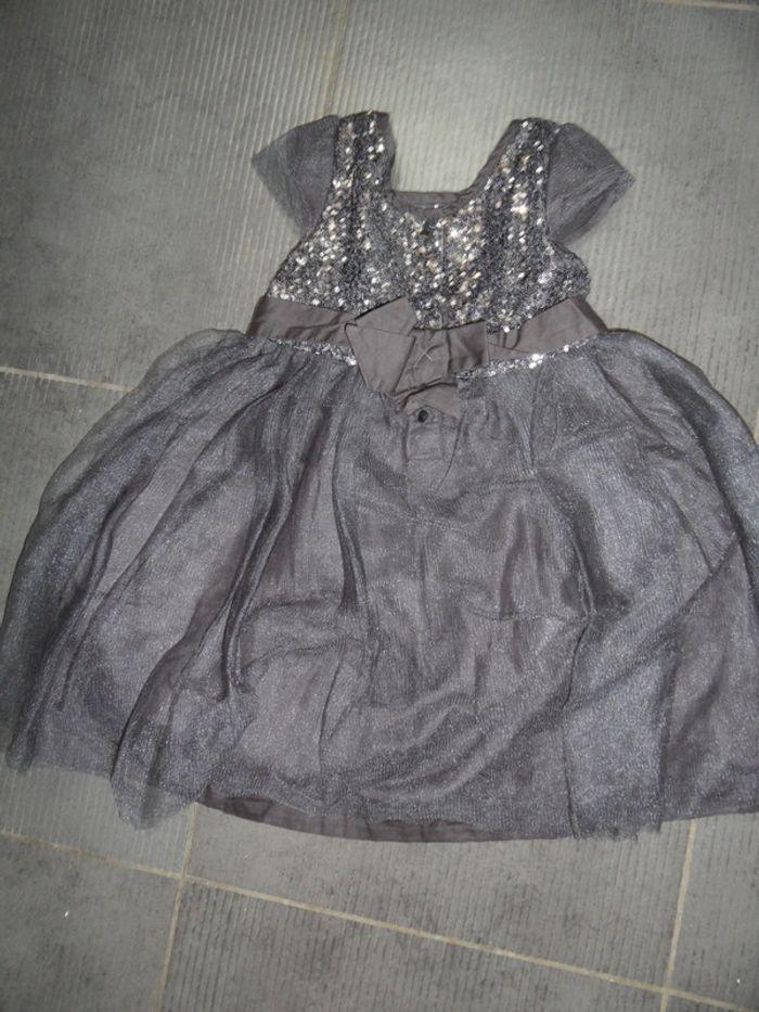 Robe noire fête cérémonie Vertbaudet, taille 5 ans - photo numéro 2