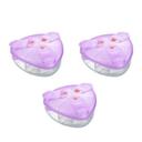 Lot de 3 boites doseuses de lait - MAM Rose