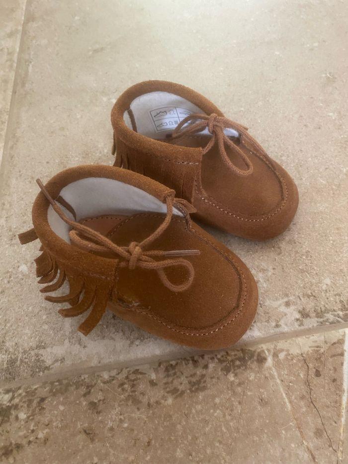 Chaussures bébé daim Patt’touche - photo numéro 2