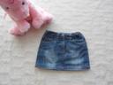 Petite jupe en jeans, taille 2 ans.