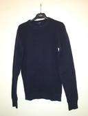 Pull marine coton homme