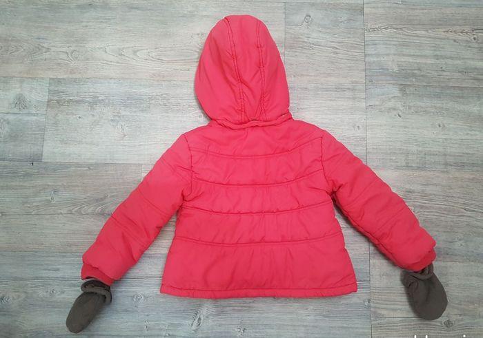 Manteau rouge/marron 4 ans - Vertbaudet - photo numéro 3