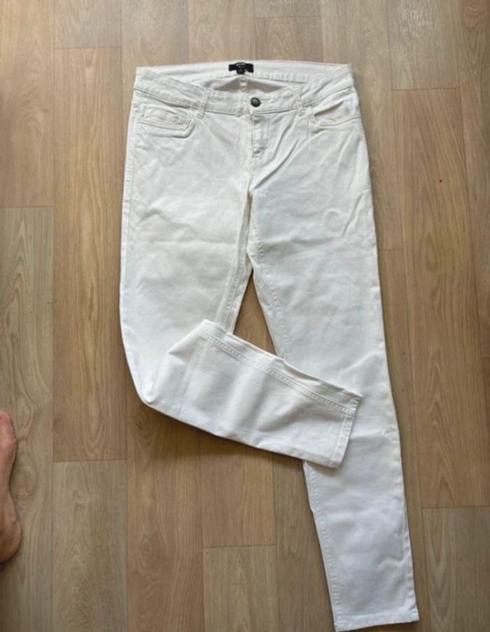 Pantalon blanc taille L kiabi - photo numéro 2