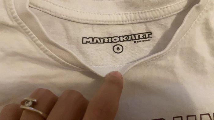 Tee-shirt manches longues mario kart 6 ans - photo numéro 3