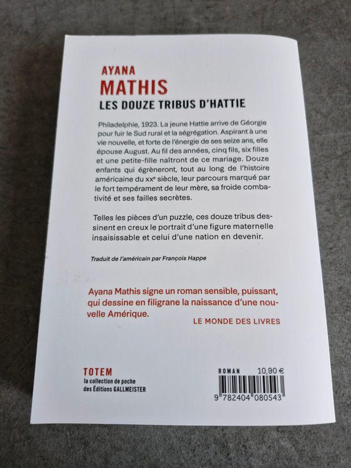 Les Douze Tribus d'Hattie  Ayana Mathis - photo numéro 2