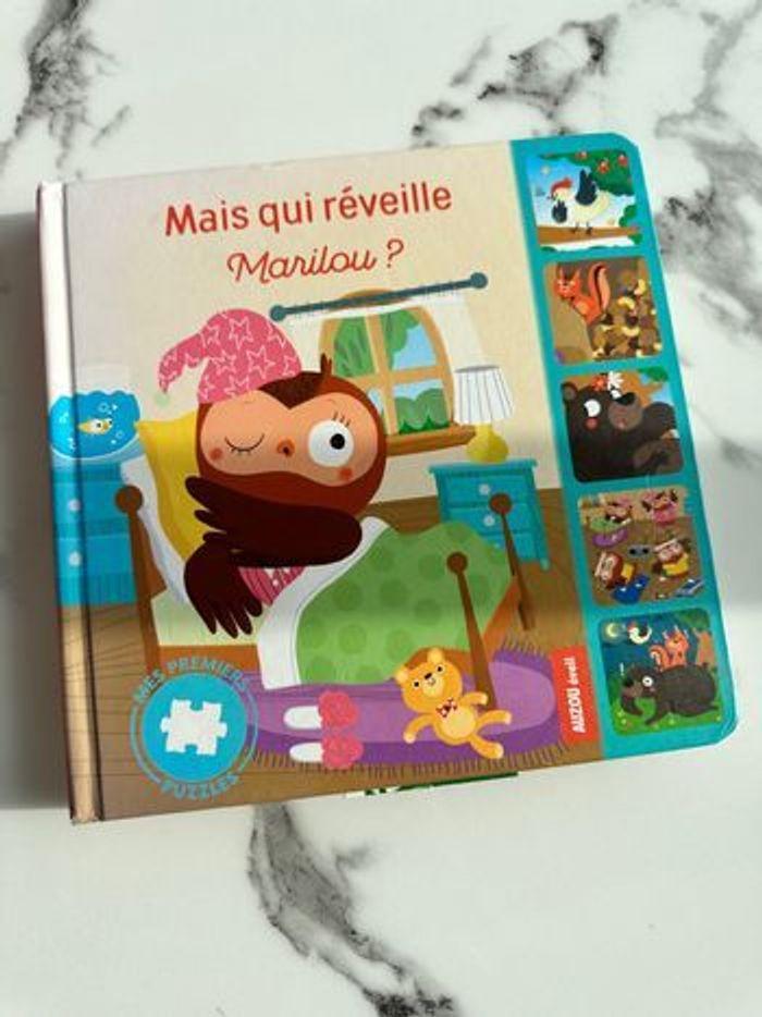 Livre puzzles Auzou éveil Marilou - photo numéro 1