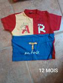 T-shirt garçon 12 MOIS