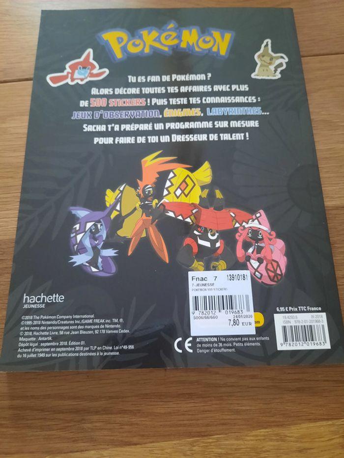 Livre : pokemon coloriage sticker - photo numéro 6