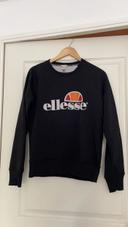 Sweat noir Ellesse taille S