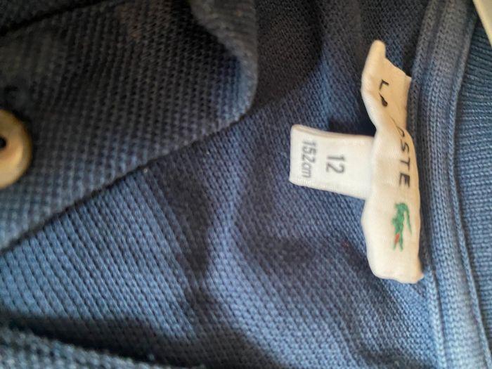 Polo manches courtes Lacoste taille 12 ans - photo numéro 8