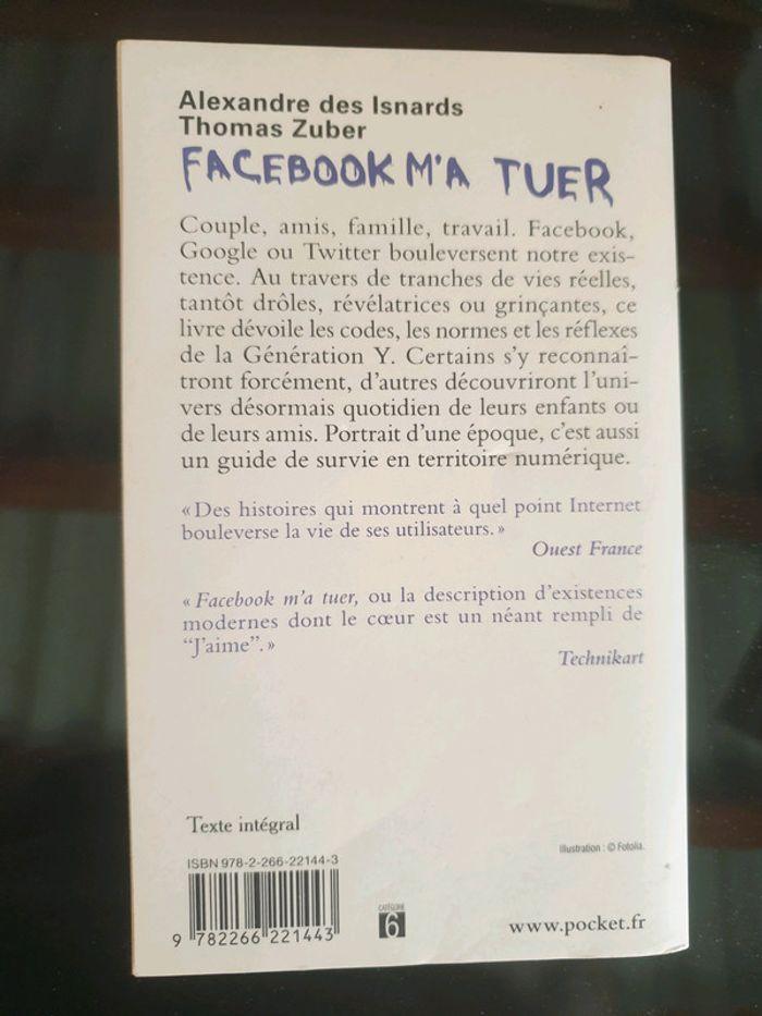 Livre facebook m'a tuer - photo numéro 2