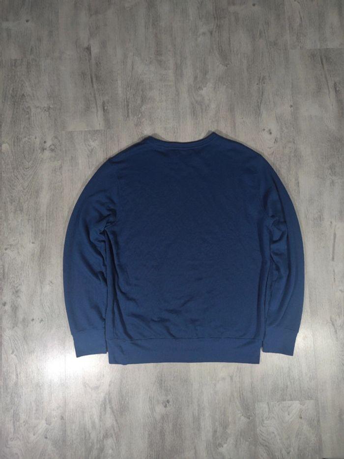 Pull Crewneck Ralph Lauren Léger Bleu Marine Logo Brodé Orange Taille L Homme - photo numéro 10