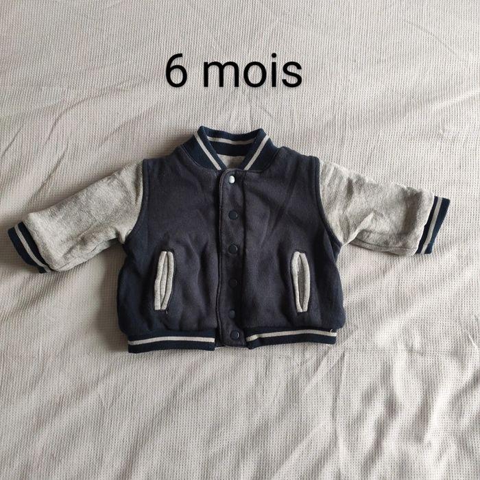 Veste bout'chou reversible 6 mois - photo numéro 1