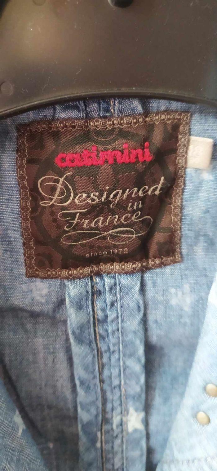 Veste jean fille catimini 18 mois - photo numéro 3