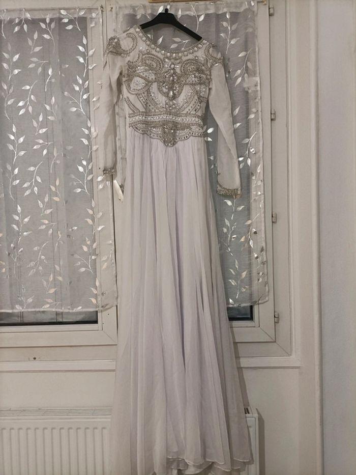 Caftan blanc de mariée - photo numéro 6