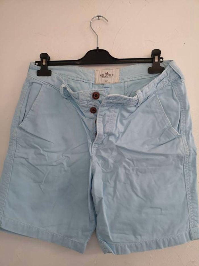 Short bleu clair Hollister - photo numéro 1