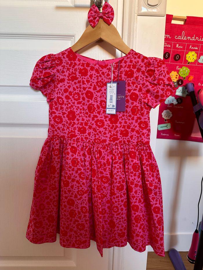 Robe liberty Jacadi 6 ans+ barette - photo numéro 2