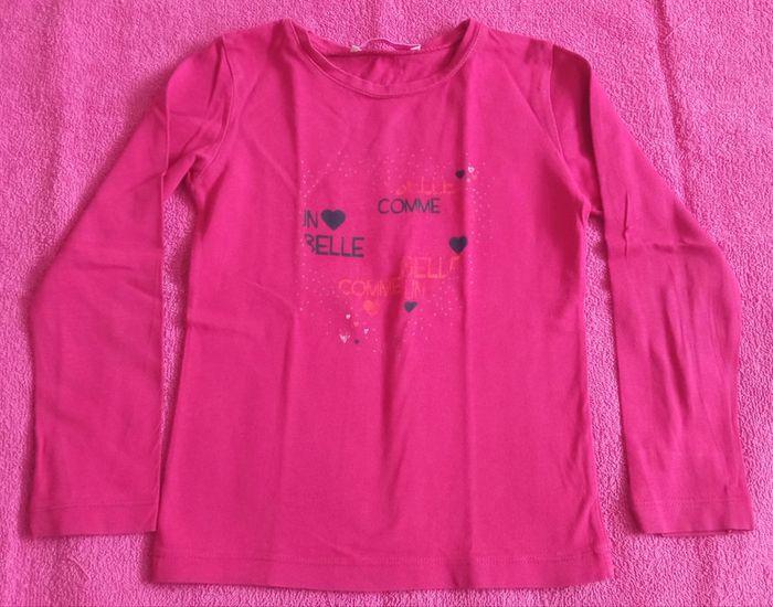 Lot de 6 tee-shirt manches longues fille 5 ans - photo numéro 2