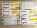 Signal dentifrice bicarbonate