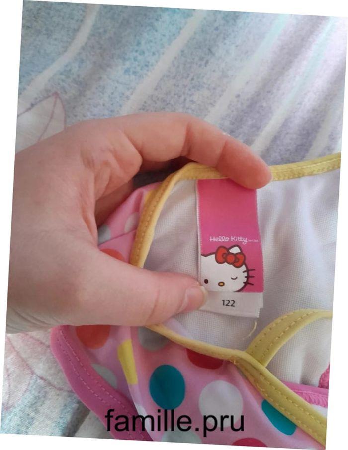 Haut maillot de bain Hello Kitty 7ans - photo numéro 3