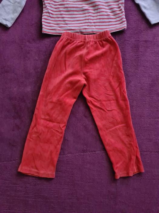 Pyjama 6 ans 116cm, pantalon rouge et haut blanc, Good Night, manches longues - photo numéro 8