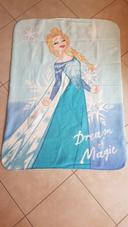 Lot de 2 plaids avec coussins reine des neiges