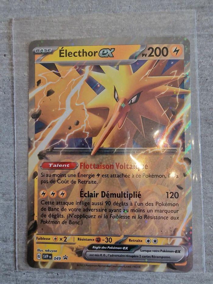 Carte Pokemon Jumbo Électhor EX EV 151