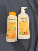 Liniment et crème lavante weleda