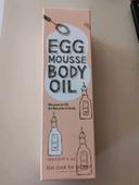 Egg mousse body oil