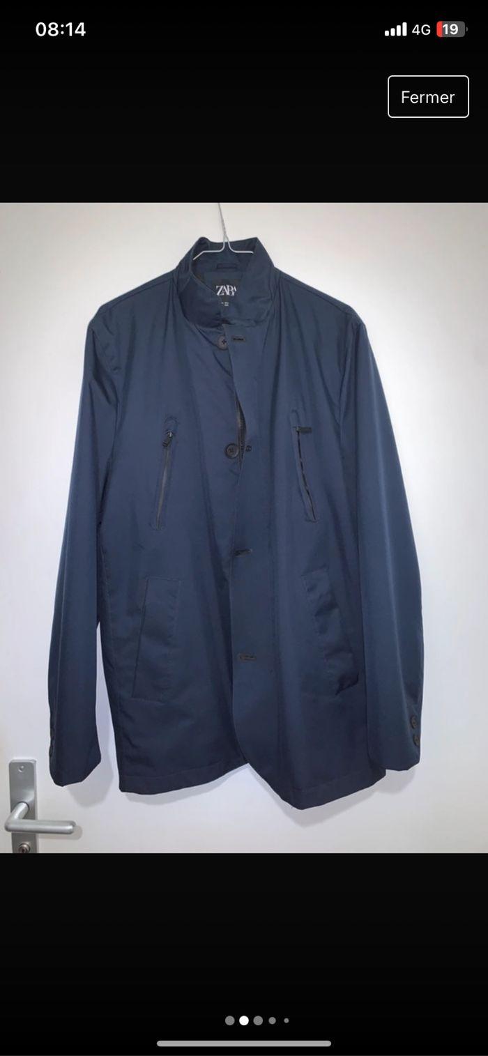 Veste parka coupe vent homme zara - photo numéro 1